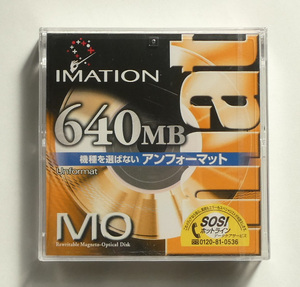Mo Disk 光磁気ディスク 640MB IMATION イメーション　新品未開封品