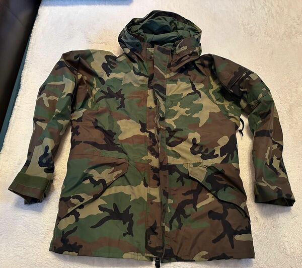 PARKA COLD WEATHER CAMOUFLAGE ミリタリー パーカー サイズ LARGE-LONG