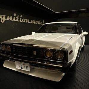 [新品] 1/18 IG3231 Nissan Skyline 2000 GT-ES (C210) Whiteイグニッションモデル ignition model 日産 スカイライン ジャパン 前期 旧車の画像1