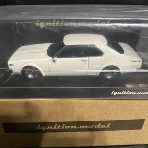 [新品] 1/18 IG3231 Nissan Skyline 2000 GT-ES (C210) Whiteイグニッションモデル ignition model 日産 スカイライン ジャパン 前期 旧車の画像8