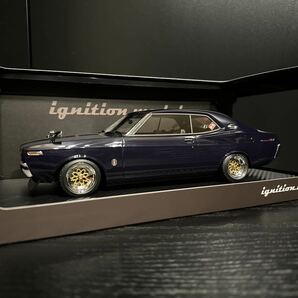 [新品] 1/18 IG3136 Nissan Laurel 2000SGX (C130) Purpleイグニッションモデル ignition model 日産 ローレル 前期 後期 ブタケツ 旧車の画像2