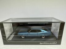 [新品未開封] 1/43 IG1023 Nissan Laurel 2000SGX (C130) Blue ignition model イグニッションモデル 日産 ローレル ブタケツ グラチャン_画像3