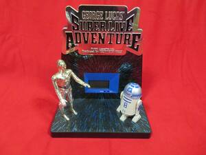 スターウォーズ　C3PO+R2D2+時計 1992 GEORGE LUCAS SUPER LIVE ADVENTURE 