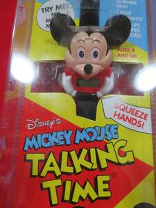 未使用　MICKEY MOUSE TALKING TIME アラーム付き　ミッキーマウス　トーキングタイム