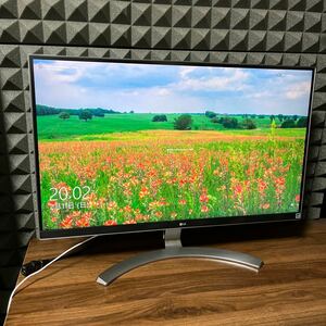 【動作品】大画面 LG 27インチ 4Kディスプレイ　　　27UD68-W