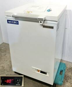 日本フリーザー 2007年 MYBIO 小型超低温槽 VT-78 W555×D555×H885 70L 45kg 冷凍ストッカー 冷凍庫 低温槽 店舗 業務用 鍵・説明書付き 