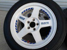 希少　RAYS　ボルクレーシング　TE37　205/55/16　PCD100　旧モデル　即決送料込_画像3