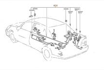 UCF31　セルシオ　30後期　フロアワイヤASSY（運転席側フロア）_画像3