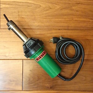 【中古動作品】LEISTER ヒートガン トリアック 熱風送風機 プラスチック溶接 ライスター グリーン ホットツール