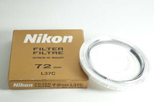 光防-001【送料無料とてもキレイ】NIKON 72mm L37C レンズフィルター