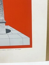 佐藤亜土版画「Paris 7」　シルクスクリーン　1977年作　EA版　サイン有　45×30.5　S:63×46　Ado Sato_画像6