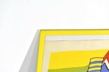 フンデルトヴァッサー版画額「作品3」木版画　49.5×38　F:61.5×44　Friedensreich Hundertwasser_画像4