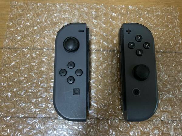 送料無料! ニンテンドー スイッチ Nintendo Switch ジョイコン JOY-CON グレー (L)/(R) 左 右 セット 1