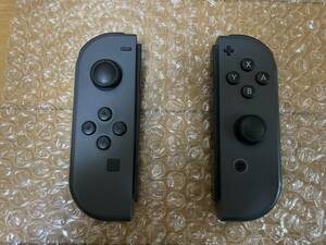 送料無料! ニンテンドー スイッチ Nintendo Switch ジョイコン JOY-CON グレー (L)/(R) 左 右 セット 2