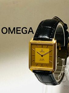 美品！　OMEGA オメガ　デビル　電池&ベルト新品　レディース腕時計