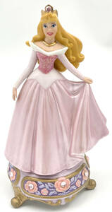★ディズニー 眠れる森の美女 オーロラ姫 陶器製 置物 プリンセス フィギュア ドール