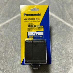 Panasonic バッテリーパック VW-VBG260-K パナソニック　ビデオカメラ