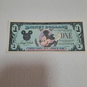 ディズニーダラー ディズニー DISNEY ミッキー 1ドル 紙幣 Disney DOLLARS