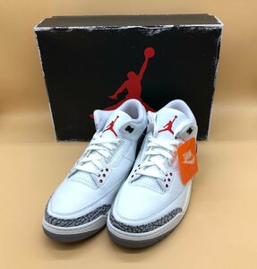 未使用展示品 NIKE AIR JORDAN3 RETORO/ナイキ エア ジョーダン レトロ サイズ:28.5cm 品番:DN3707-100 スニーカー [75-0213-N6]☆良品☆