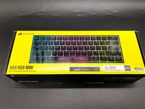 CORSAIR コルセア K65 RGB MINI ゲーミングキーボード 日本語レイアウト CH-9194014-JP 60%メカニカルキーボード☆良品☆[55-0218-O3]