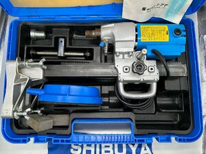 ▲【通電のみ確認済み】SHIBUYA シブヤ ダイヤモンドコアドリル TS-090 ダイモドリル ケース付き ※付属は画像に有る物だけ▲