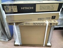 ▲送料着払 未使用品 HITACHI 冷暖房ルームエアコン白くまくん 2023年製 RAS-AJ22N(白) おもに6畳用 店頭受取も歓迎！▲_画像1