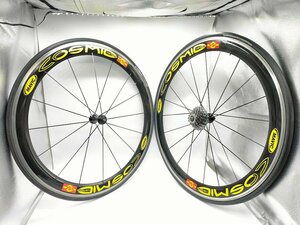 ^MAVIC COSMIC CARBON SSC wheel 2 pcs set exclusive use bag attached Shimano sprocket ^