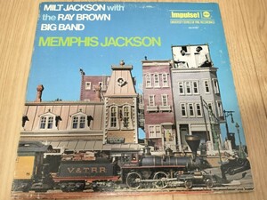 USオリジナル Milt Jackson / Memphis Jackson LP the Ray Brown Big Band 見開きジャケ samples ミルト・ジャクソン 希少なライナー付