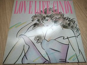 極美品 【LP】シンディ『ラブ・ライフ』Stevie Wonder・佐藤博・鳥山雄司・CINDY/Love Life/シティ・ポップ/和モノ/ ライナー付