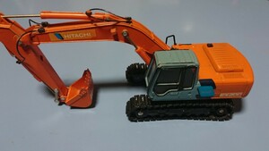 日立 HITACHI 1/40 SuperLandy EX200 バックホー 油圧ショベル EXCAVATOR ミニカー 中古