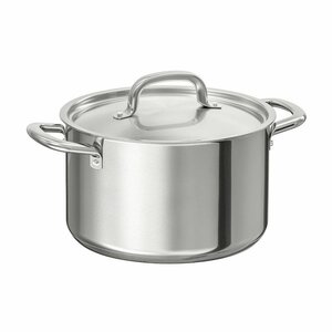 IKEA 鍋 ふた付き IKEA 365+ ステンレススチール5L 送料￥750!