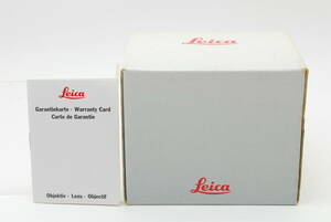 Leica ライカ SUMMILUX-R 80mm f1.4 11881 レンズ 空箱のみ #5563