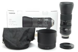 箱付き!!美品!! Tamron タムロン SP 150-600mm F/5-6.3 Di VC USD G2 （Model A022）ニコンF 望遠ズームレンズ #5566