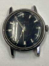 25.稼働品・SEIKO セイコー クロノス CRONOS DIASHOCK 23石 手巻き 腕時計 メンズ ブラック文字盤 SS タツノオトシゴ//TA70_画像1