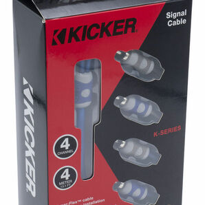 ■USA Audio■キッカーKicker 新型Kシリーズ RCAケーブル KI44 (46KI44) 4ch 4M (メートル) ●税込の画像4