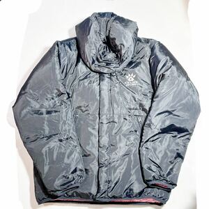 keremekerumekelme embroidery Logo reversible down jacket L size 