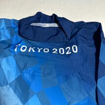 東京五輪 2020 東京オリンピック 2020 スタッフ支給 アシックス asics ウィンドブレーカー ジャケット 青 ブルー_画像7