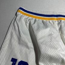 アンブロ umbro 白 ホワイト 光沢サカパン サッカーパンツ 90年代 XOサイズ_画像4