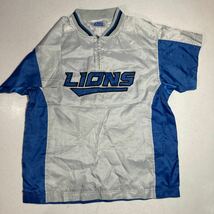 西武ライオンズ lions 刺繍ロゴ オフィシャル official 裏地メッシュ付 ハーフジップ ウェア_画像1