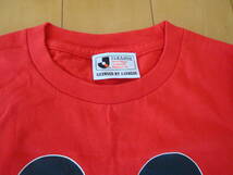 名古屋グランパス ディズニー ミッキマウス コラボ Tシャツ 150cm 赤 Jリーグ グッズ_画像2