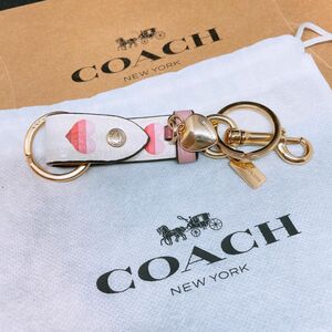 【COACH】 コーチ トリガー スナップ　キーホルダー キーリング チャーム 