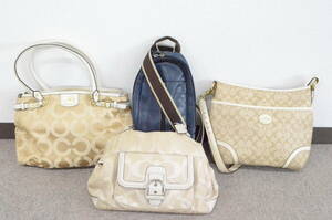 B◆COACH コーチ オプアート 22344 シグネチャー F19823 F28904 レザー F70811 レディース メンズ ショルダー スリング ハンドバッグ 4点