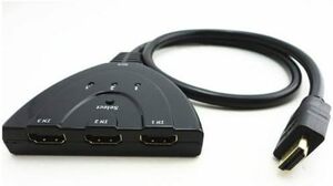 ★★ HDMI切替器/セレクター 3HDMI to HDMI（メス→オス） 3D対応 V1.4（ 3入力 to 1出力）