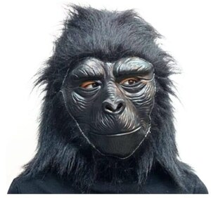 * free shipping *[75AM] Gorilla mask genuine article completely full-face animal animal mask cosplay fancy dress party Halloween 