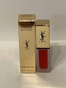 I4B499◆ イヴ・サンローラン YVES SAINT LAURENT タトワージュ クチュール マット ステイン 1 ルージュ タトワージュ 口紅 6ml