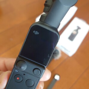 【中古】DJI POCKET2 do-it-allハンドル ワイヤレスマイクトランスミッター マイクロ三脚 充電ケースの画像3