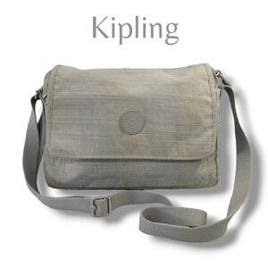 Kipling キプリング ショルダーバッグ カバン 鞄 グレー AK16