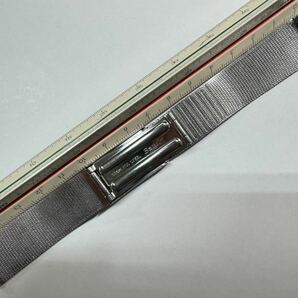 BAMBI 腕時計のベルト 18mm幅 中古 バンビ ブレス バンド ベルト ステンレスベルト ブレスレット stainless steel bracelet 94-1の画像5