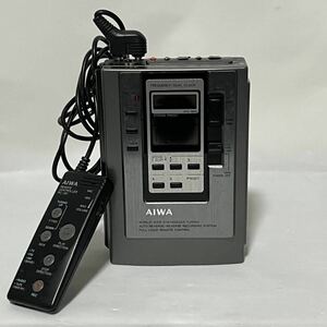 希少　AIWA HS-JX30 ポータブルカセットプレーヤー シルバー カセットレコーダー アイワ