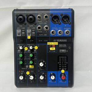 YAMAHA MG06 アナログミキサー6ch ヤマハ ミキシングコンソール 動作品